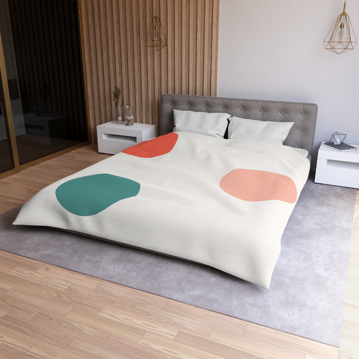 Three Point Triangle Rhythm custom duvets