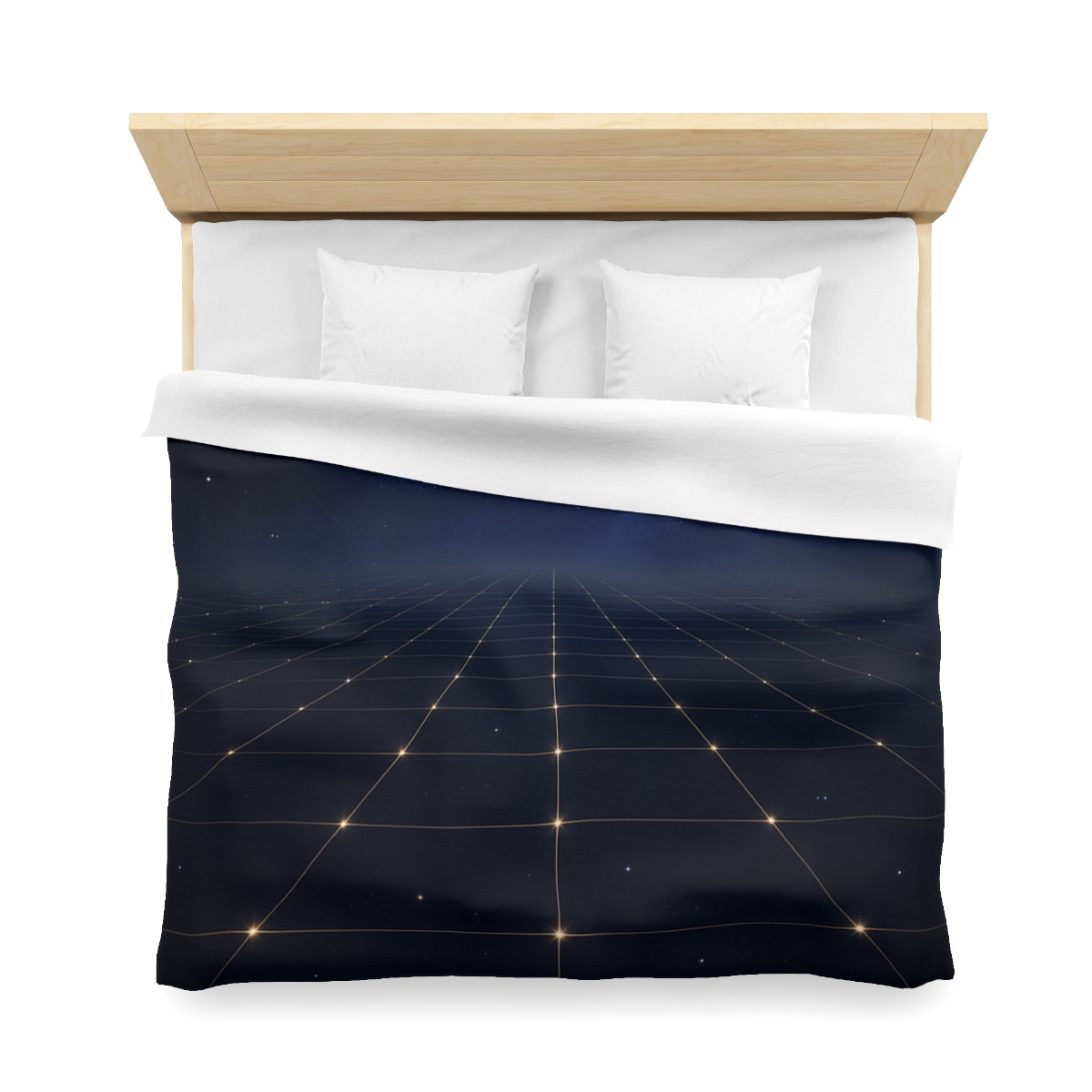 Luminous Cosmic Lattice personalized bedding duvets