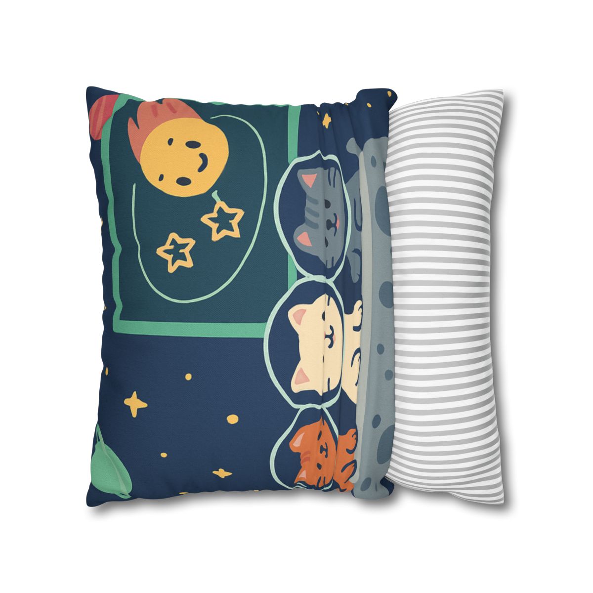 Comet Classroom For Curious Kittens personalized pillow covers