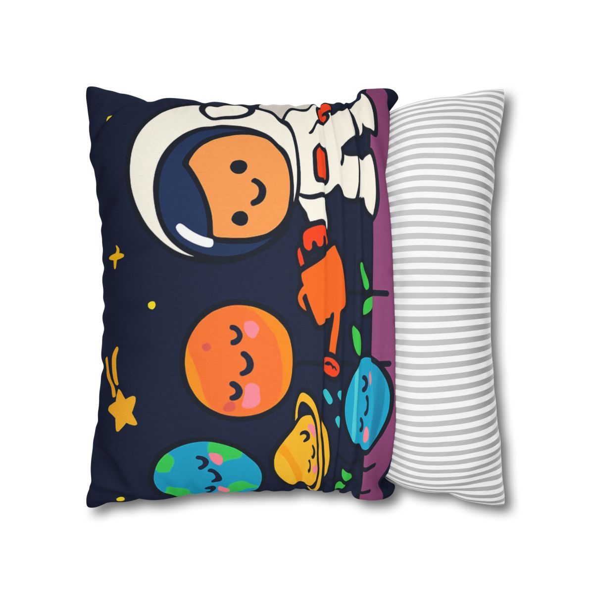 Galaxy Garden Of Friendly Planets comfortable bedding pillow covers