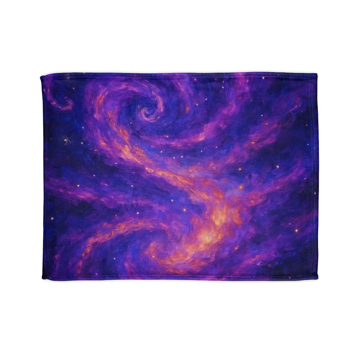 Spectral Nebula Cascade stylish throw blankets