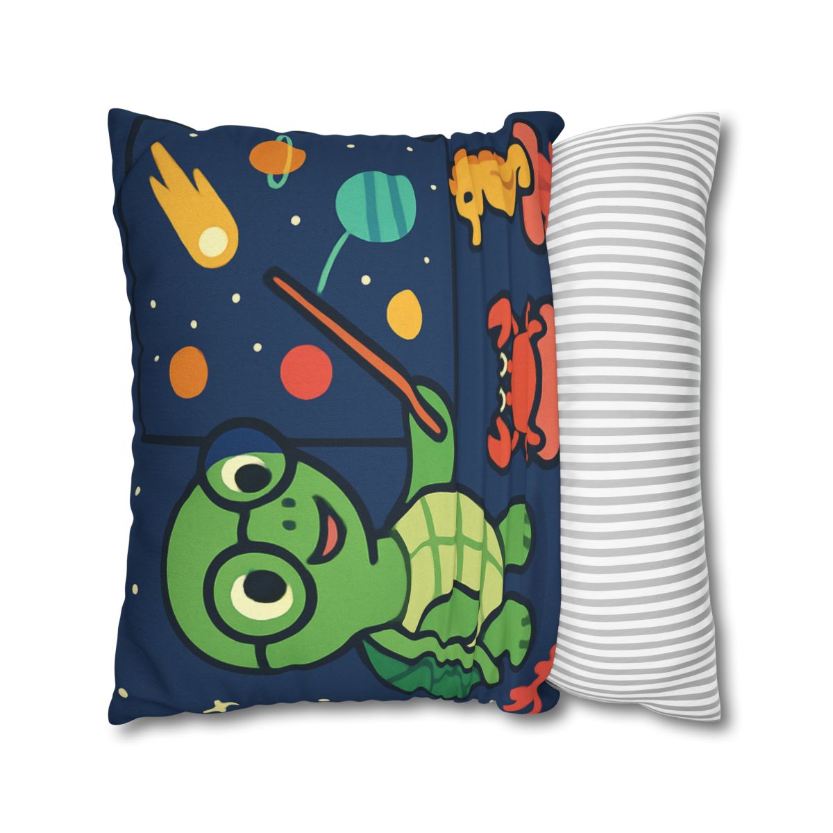 Comet Classroom Turtle personalized pillow covers