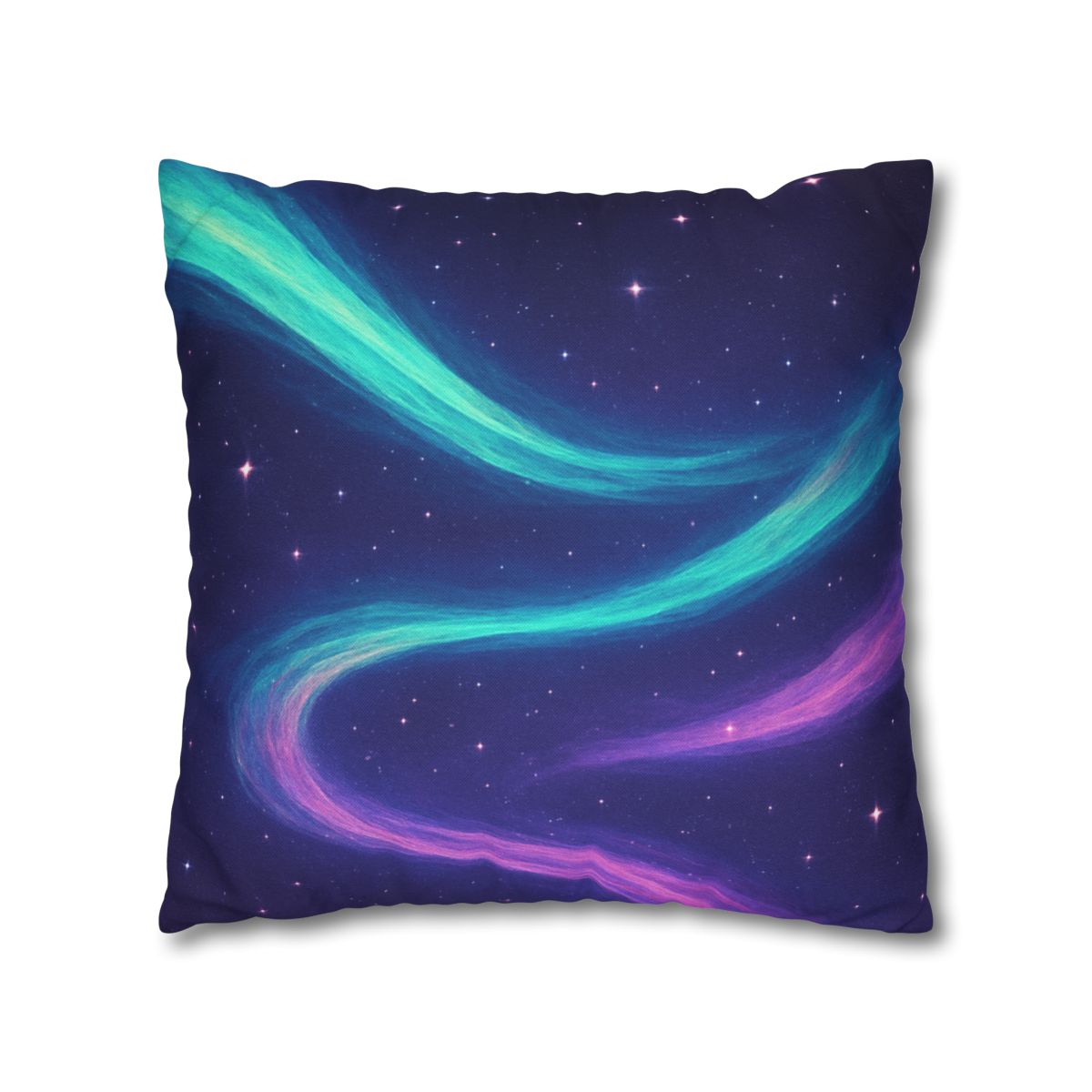 Aurora Plasma Ribbon Drift trendy patterned pillow cases