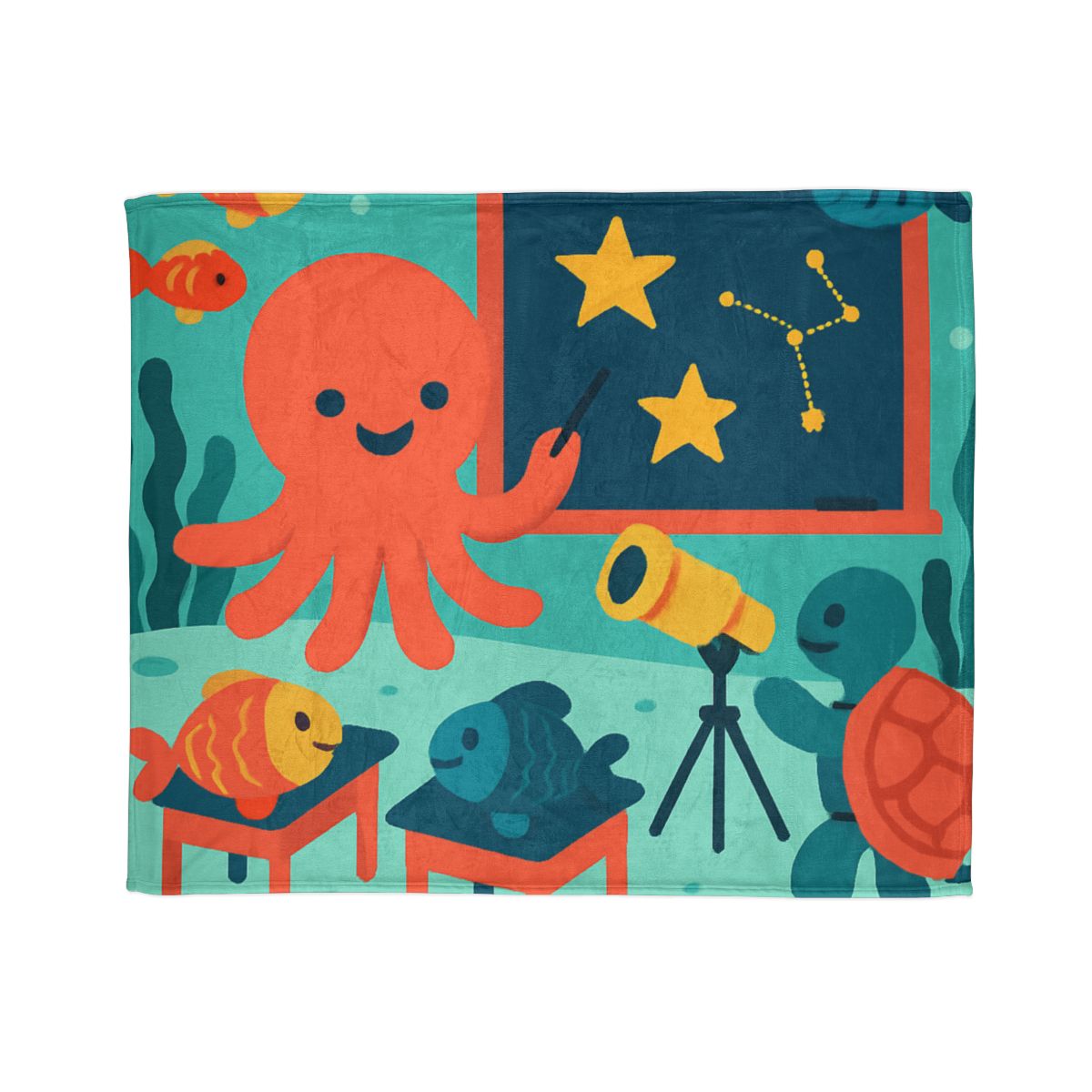Starlight Coral Classroom trendy patterned blankets