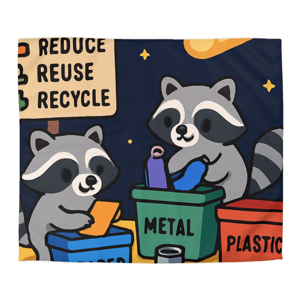 Comet Tail Recycling Rangers duvets for gifts