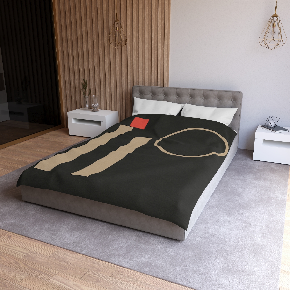 Split Bar With Quiet Ring custom duvets