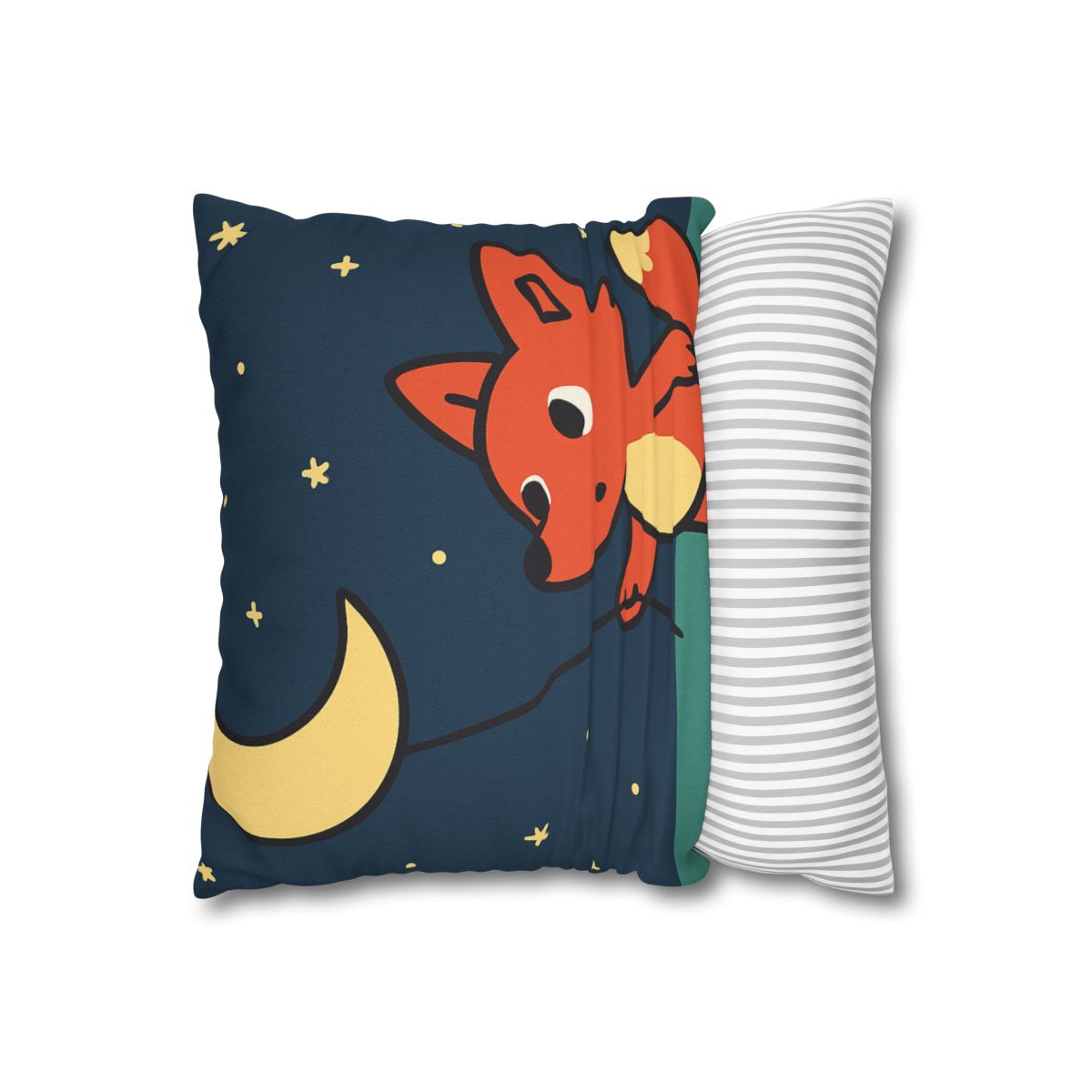 Stargazing Fox And Moon Kite unique gift pillow cases