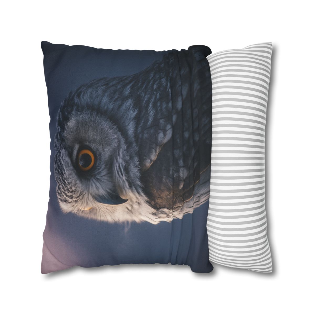 Twilight Watcher Snowy Owl designer print pillow cases