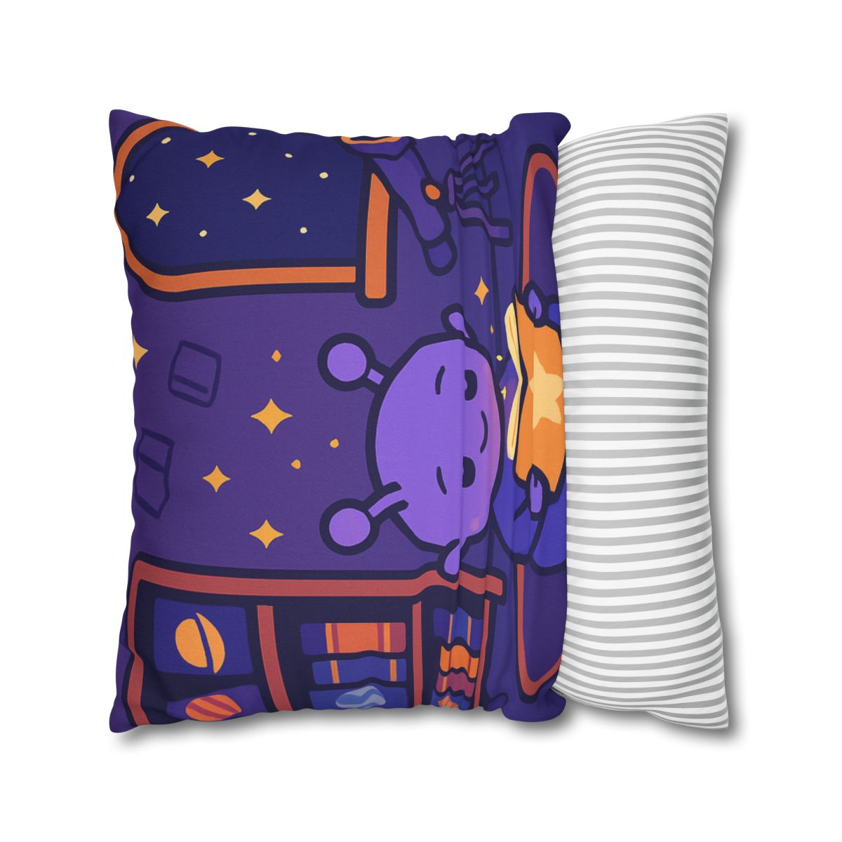 Library Of Floating Star Books personalized pillow covers