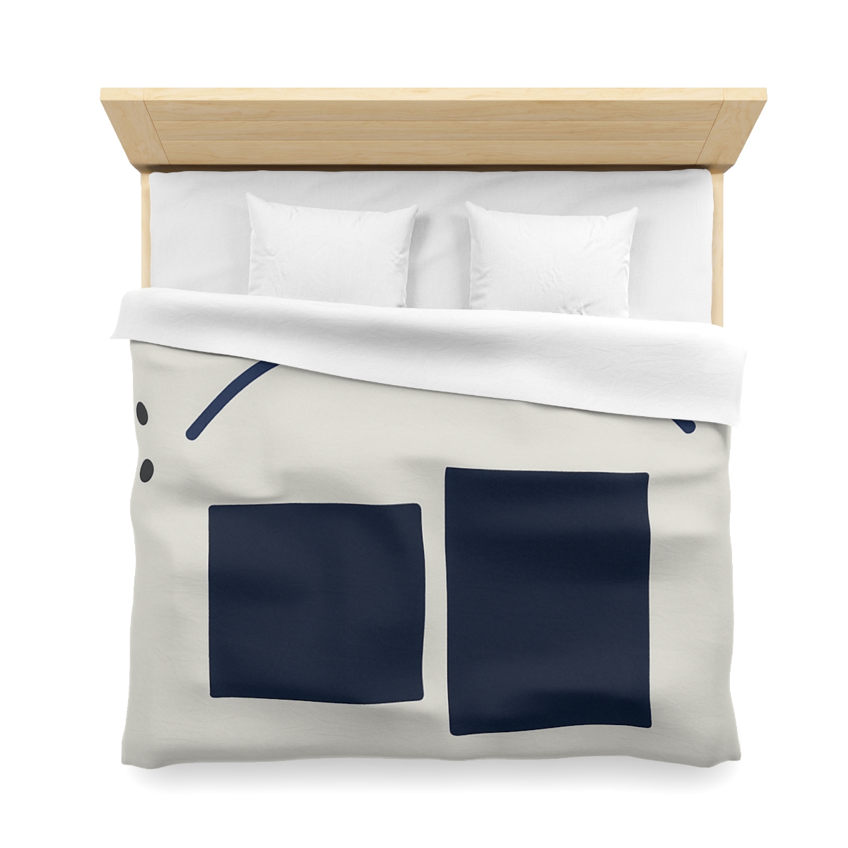 Arc Bridge Over Offset Blocks warm winter duvets