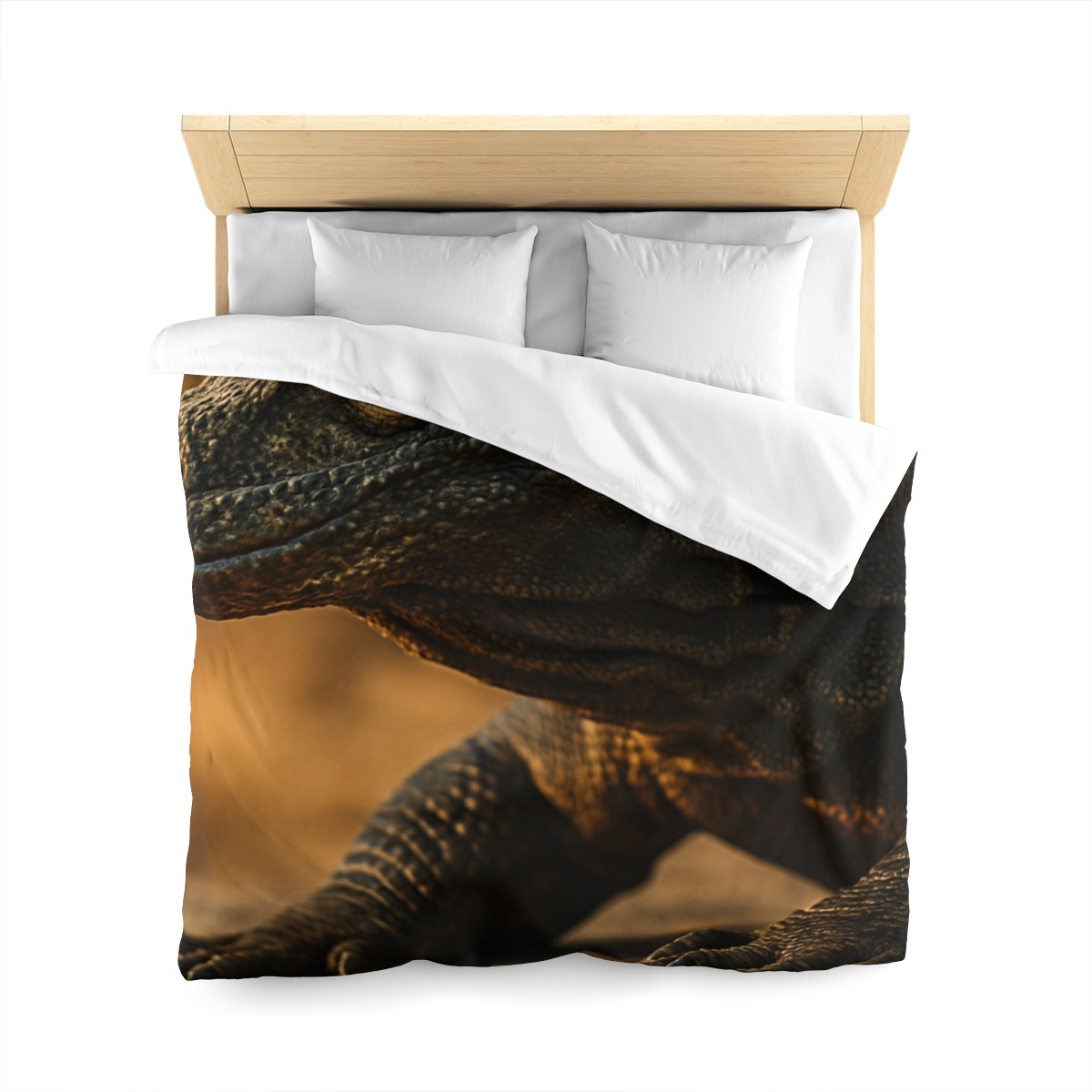 Molten Scale Komodo Dragon personalized bedding duvets
