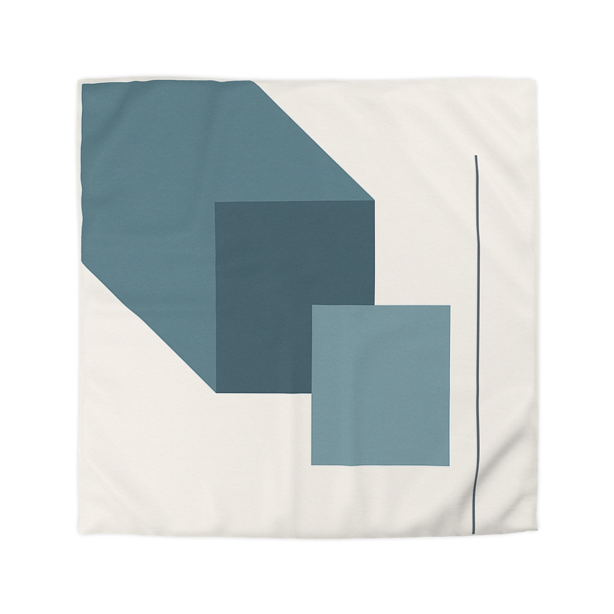 Stepped Rectangle Orbits personalized bedding duvets