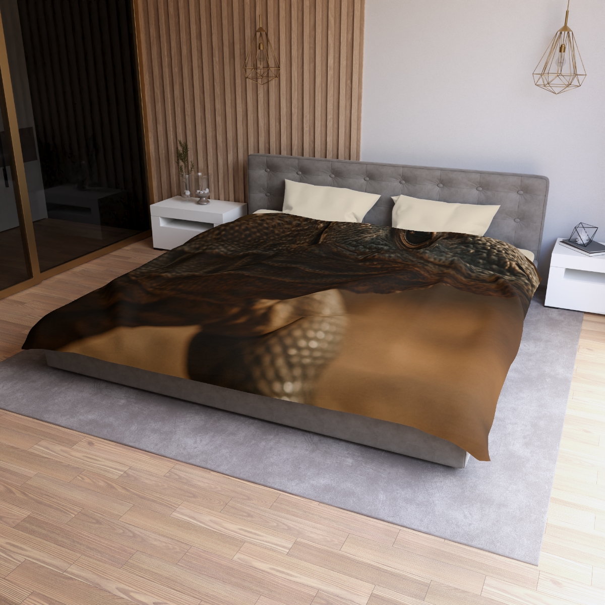 Ancient Sentinel Komodo Dragon custom duvets
