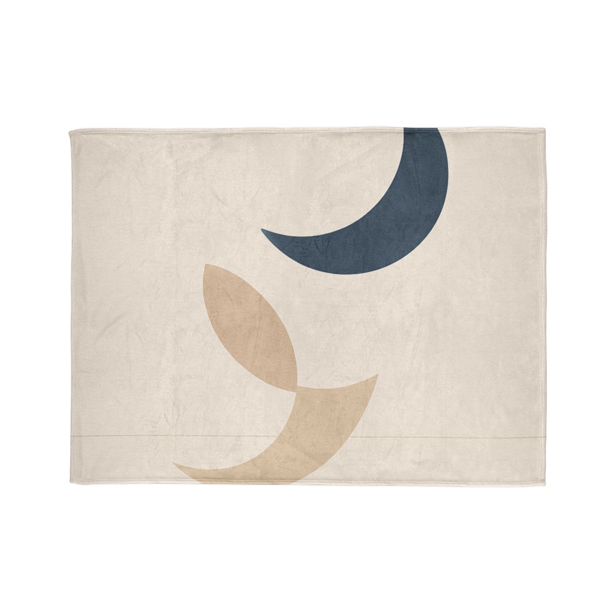 Staggered Crescent Trio decorative home blankets