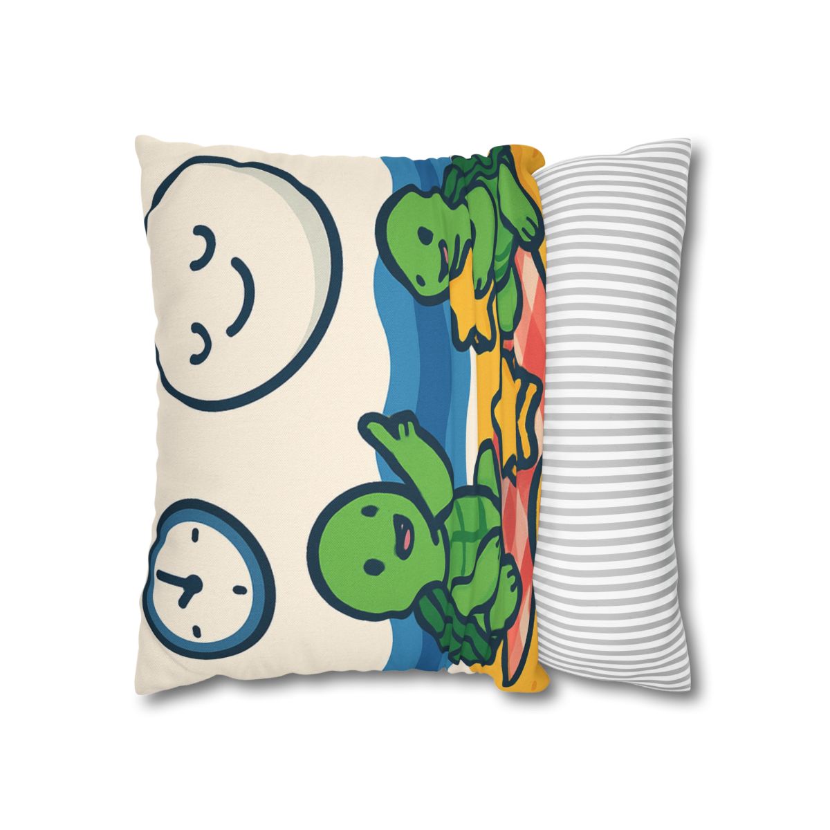 Moon Turtles Tide Time Picnic personalized pillow covers