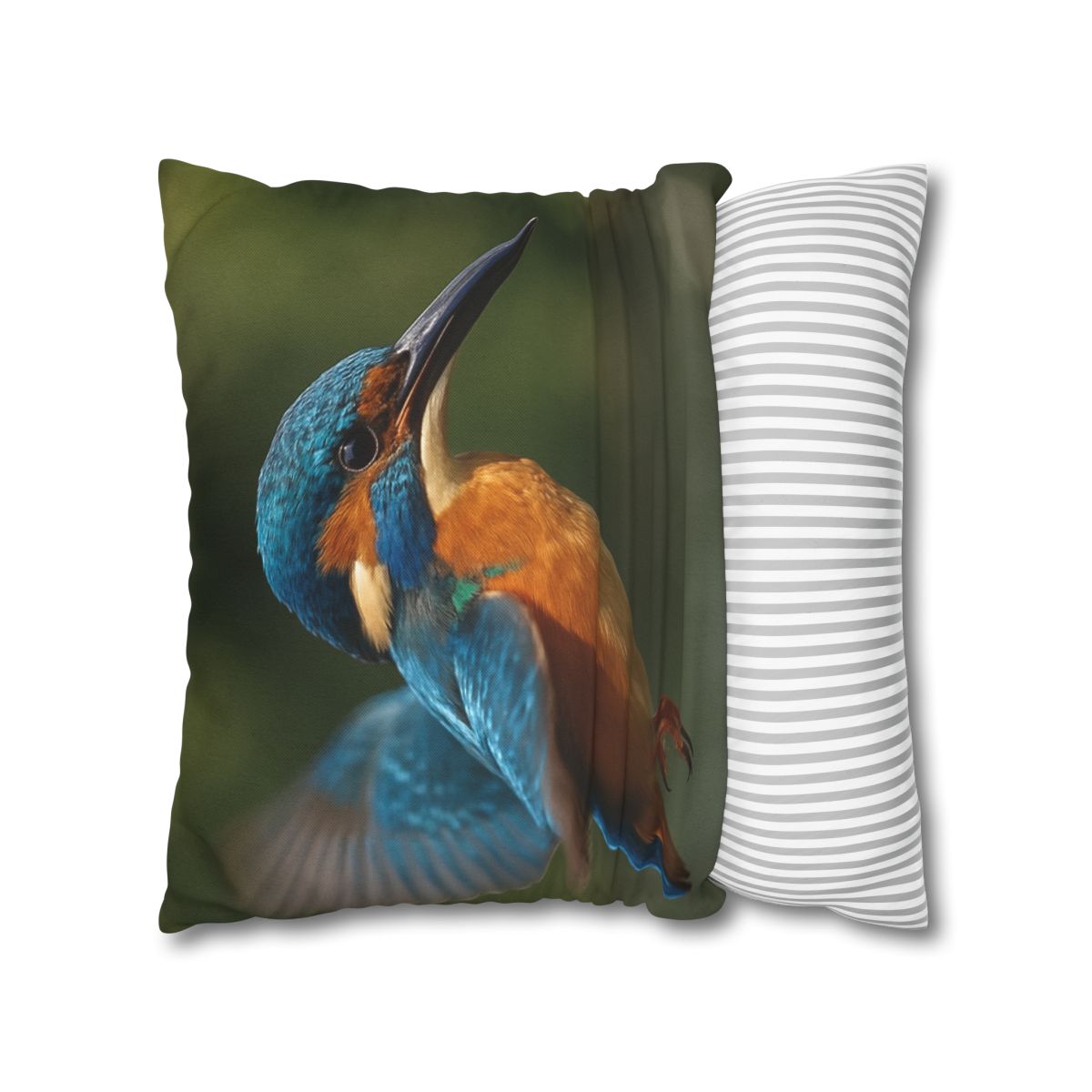 Kingfisher Sapphire Dive unique gift pillow cases