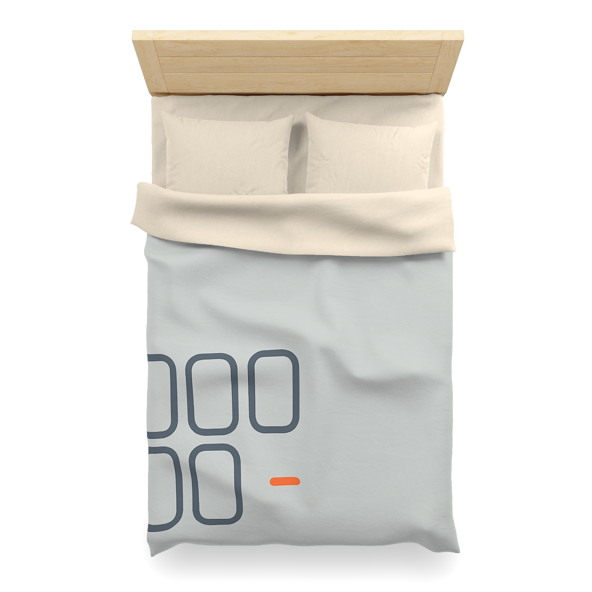 Staggered Low Grid With Missing Cell personalized bedding duvets