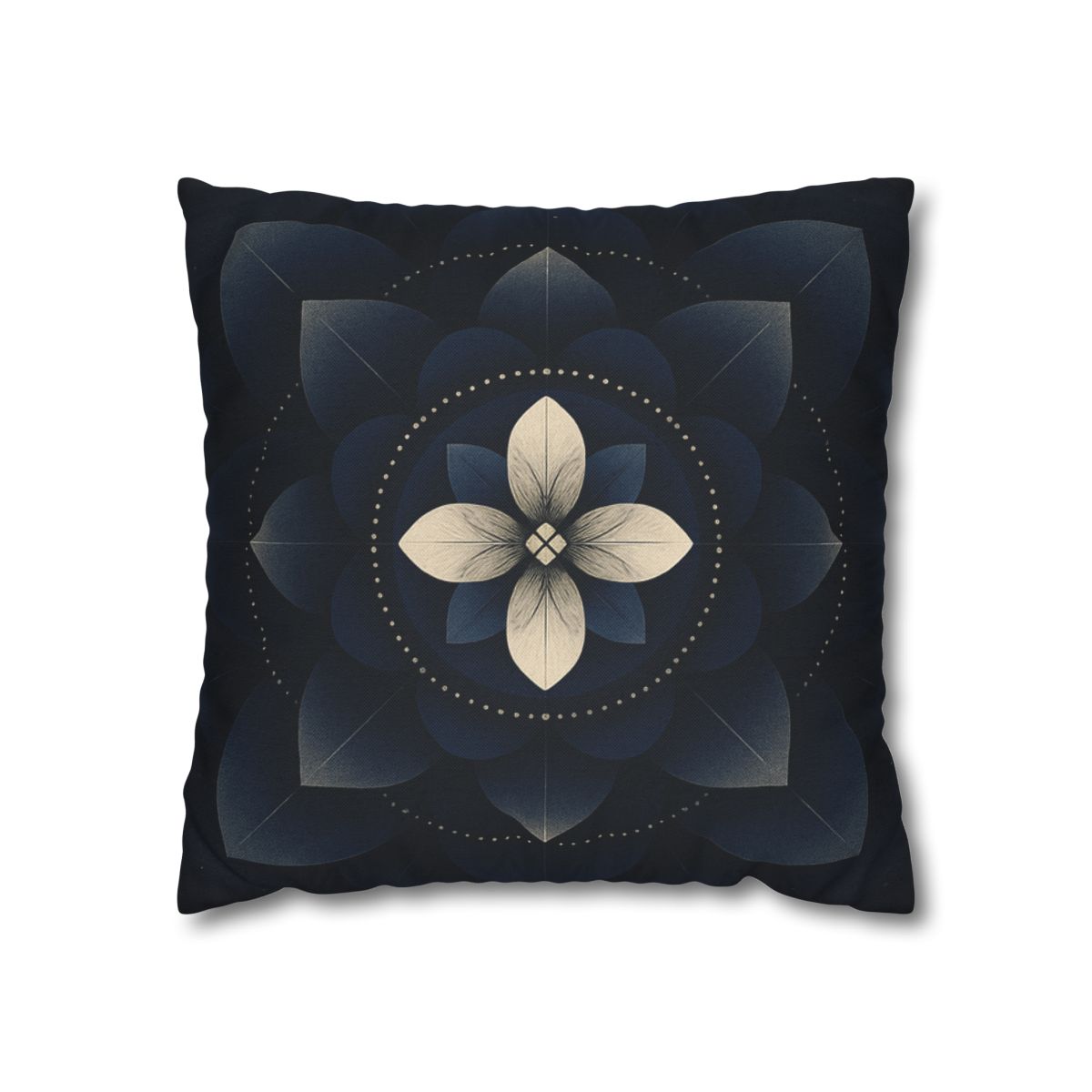 Petal Eclipse Mandala designer print pillow cases