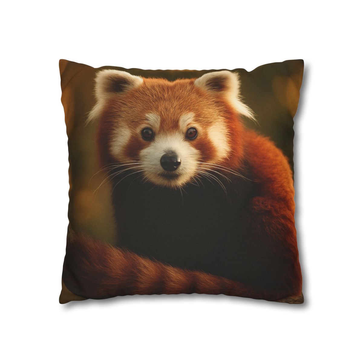 Crimson Whisper Red Panda unique gift pillow cases