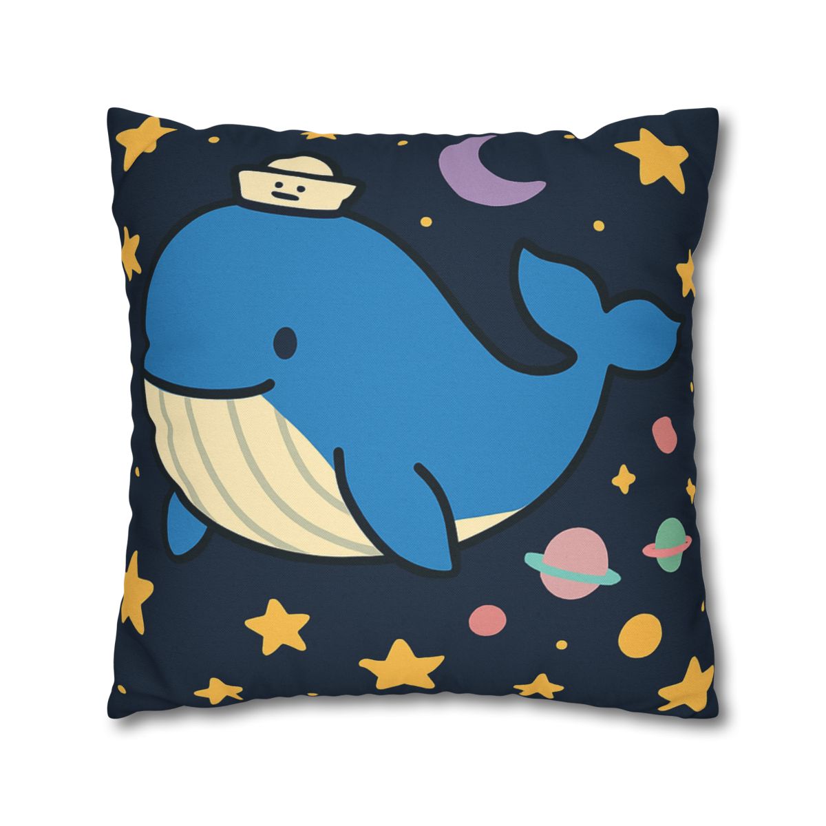 Starry Whale Adventure personalized pillow covers