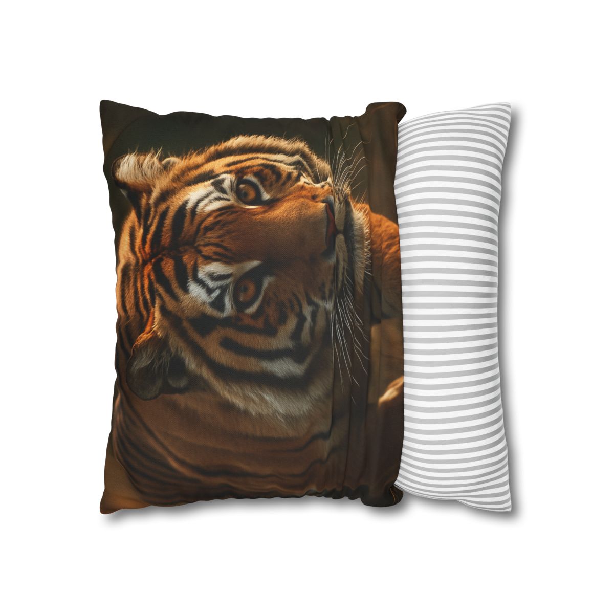 Forest Stalker Bengal Tiger personalized pillow covers