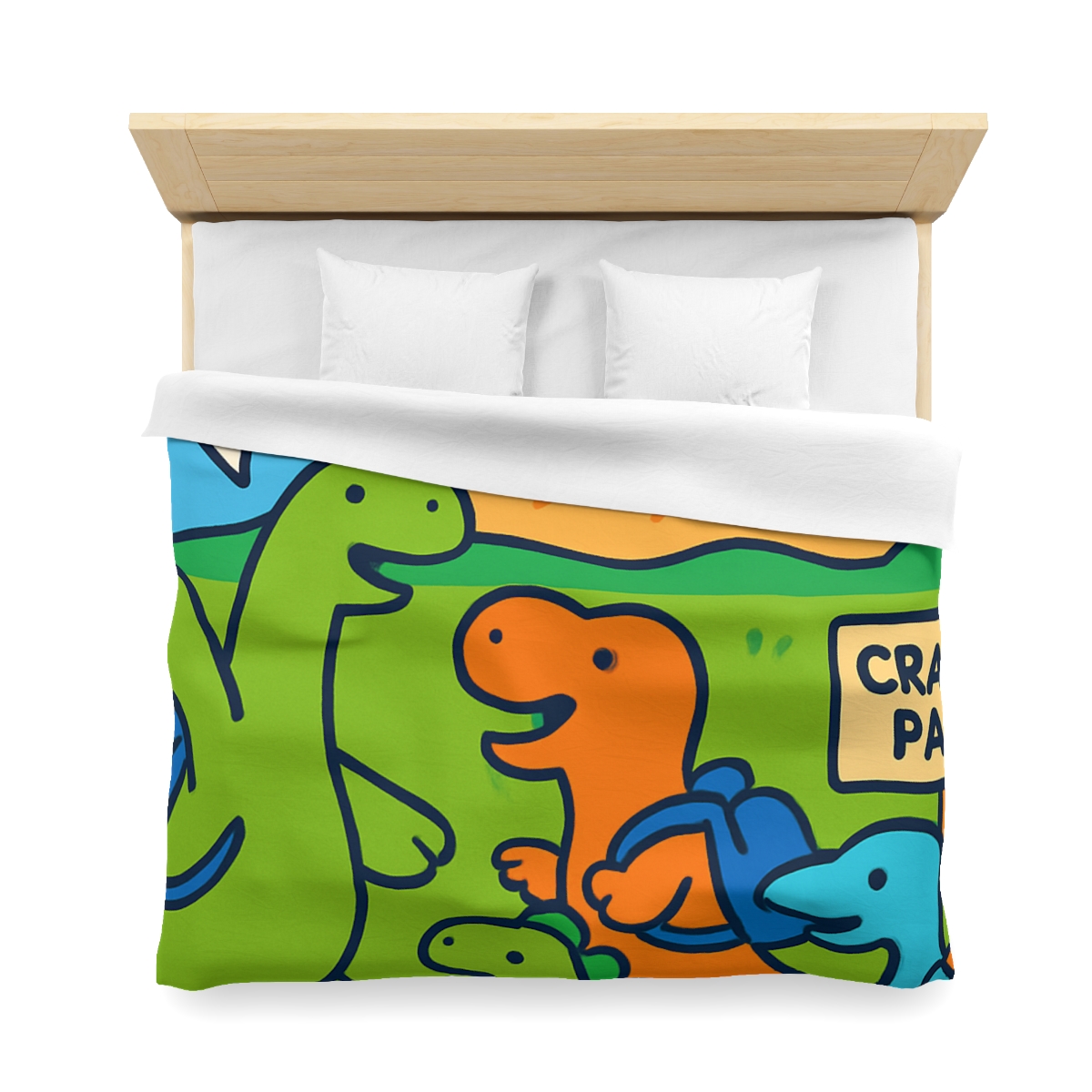 Cosmic Dino Field Trip unique patterned duvets