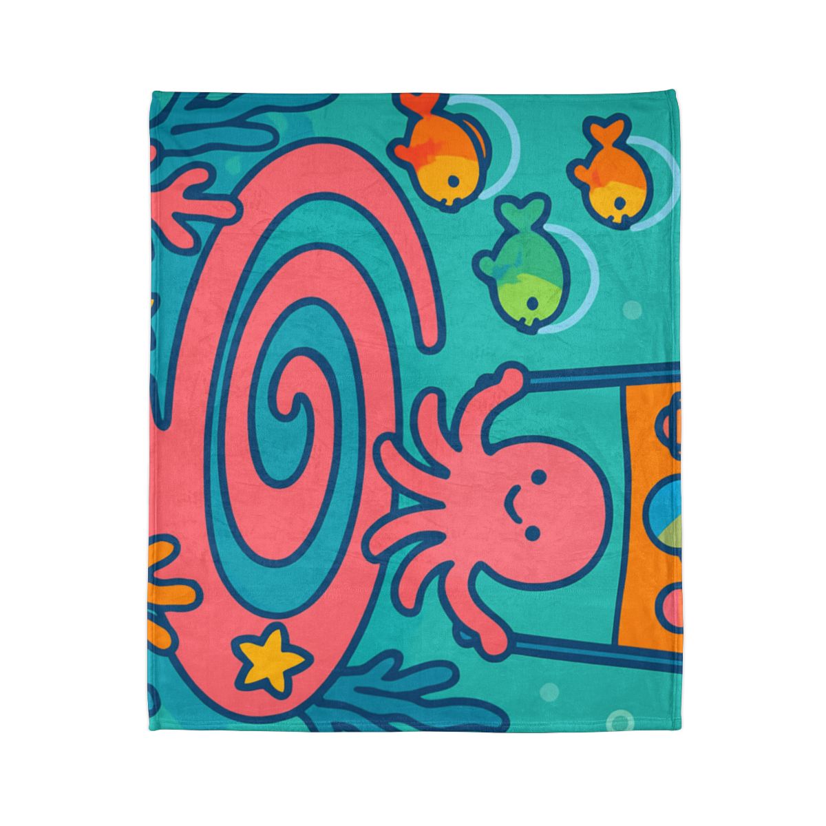 Rainbow Reef Planet Parade warm winter blankets