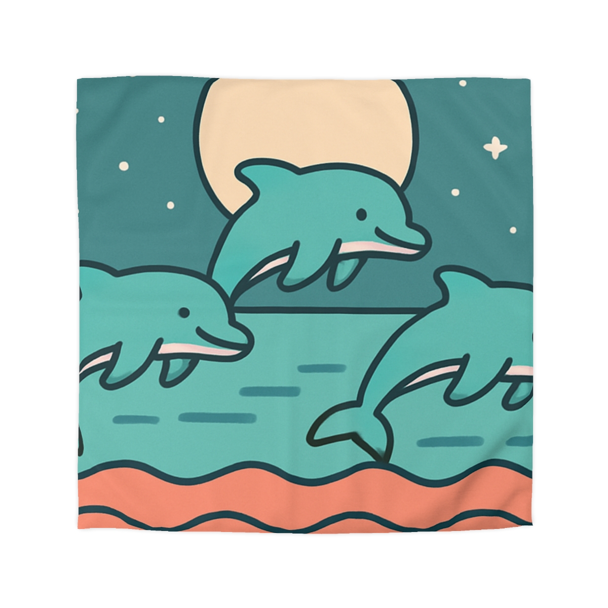 Moonlight Dolphin Parade warm winter duvets