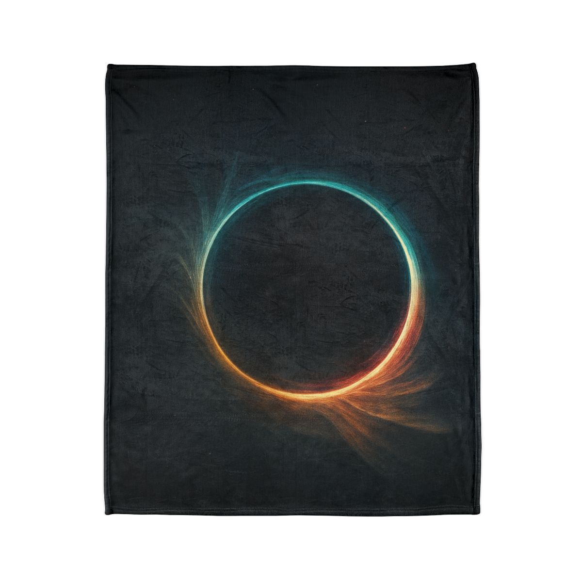 Prismatic Event Horizon Bloom soft fleece blankets