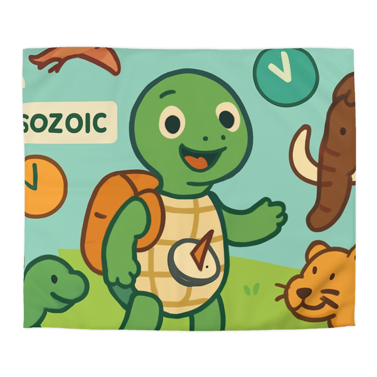 Time-Traveling Tortoise warm winter duvets