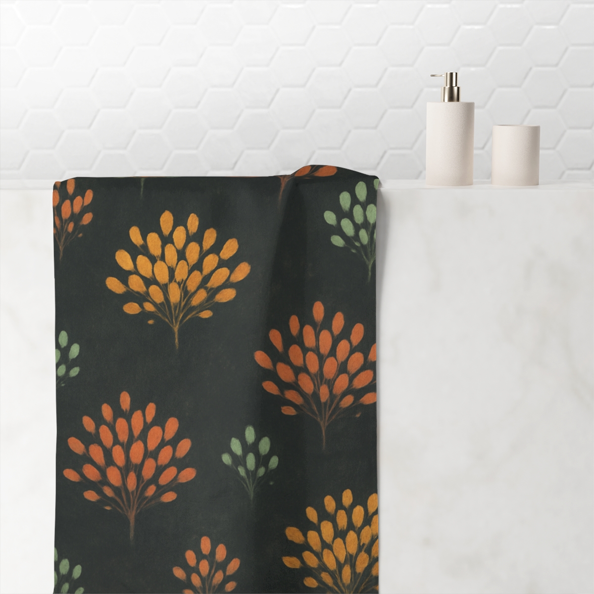 Seed Cluster Nebula stylish beach towels