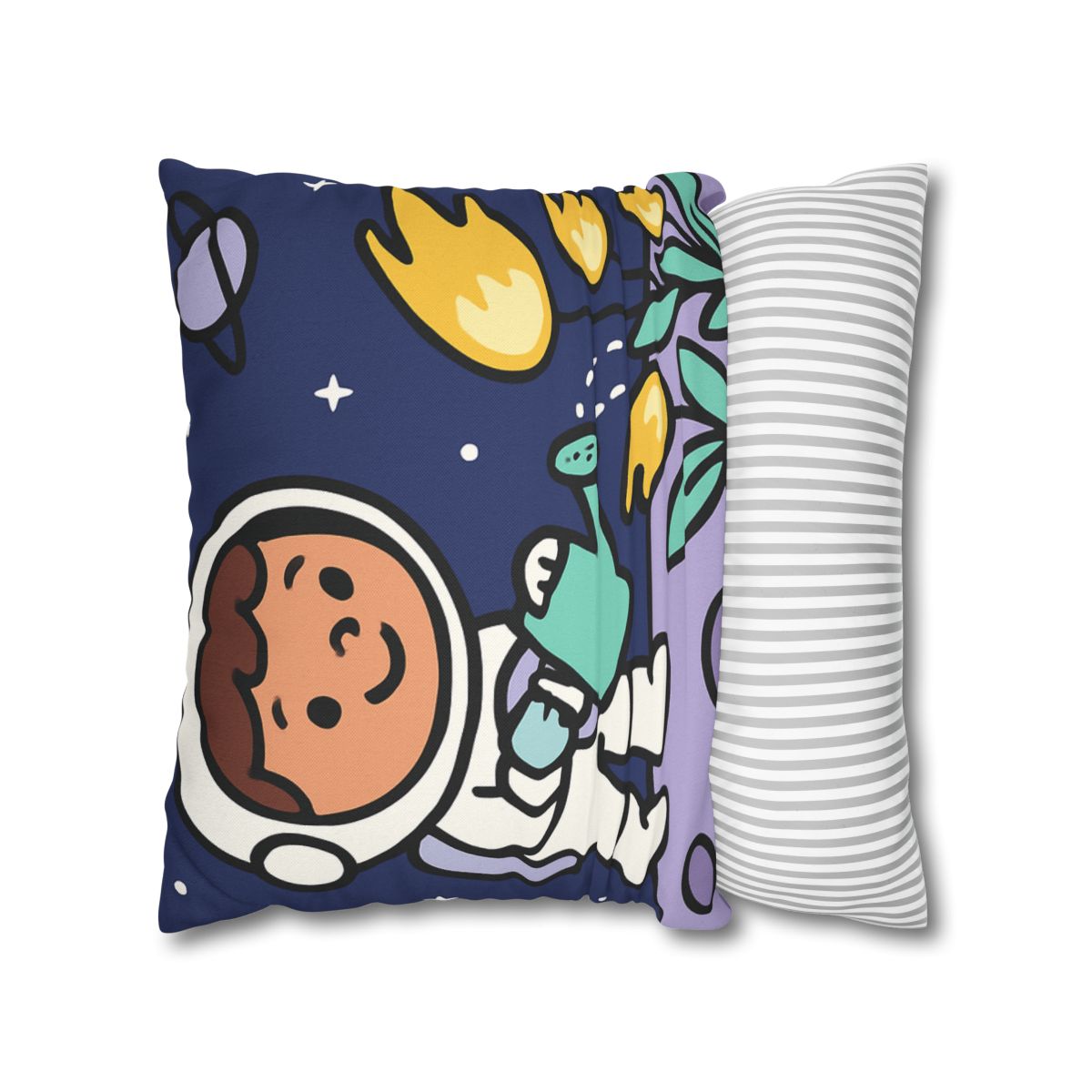 Comet Garden On Moon Meadow trendy patterned pillow cases