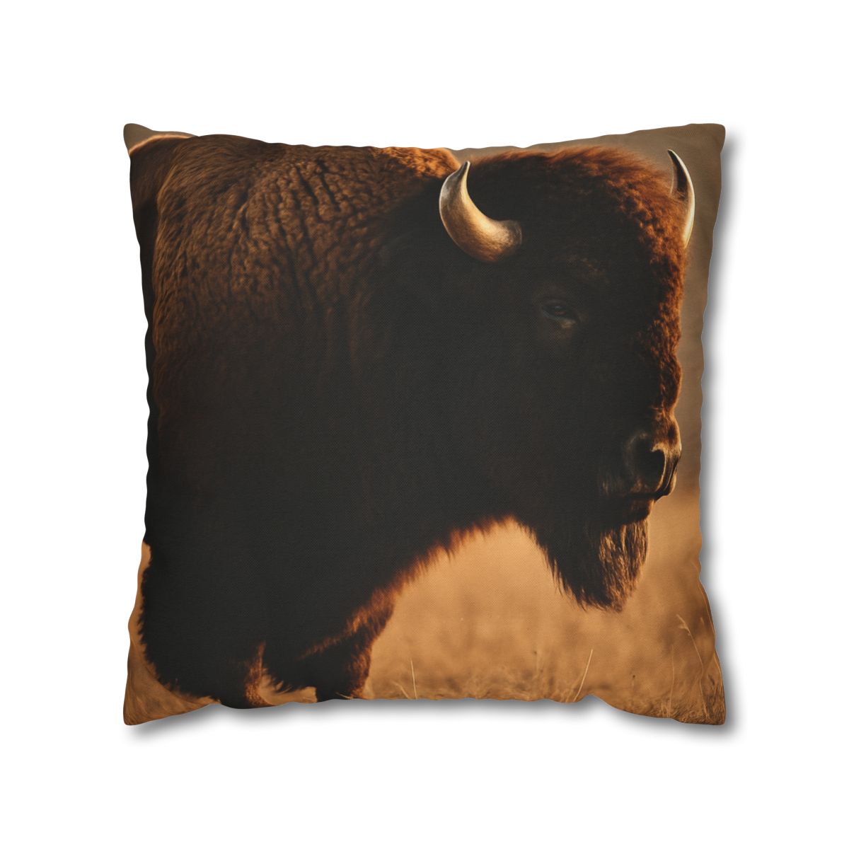 Prairie Thunder Bison soft cotton pillow cases
