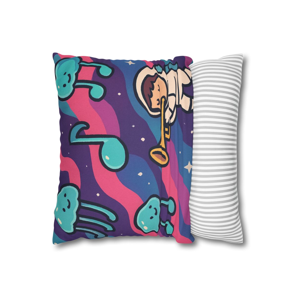 Nebula Jellyfish Orchestra designer print pillow cases