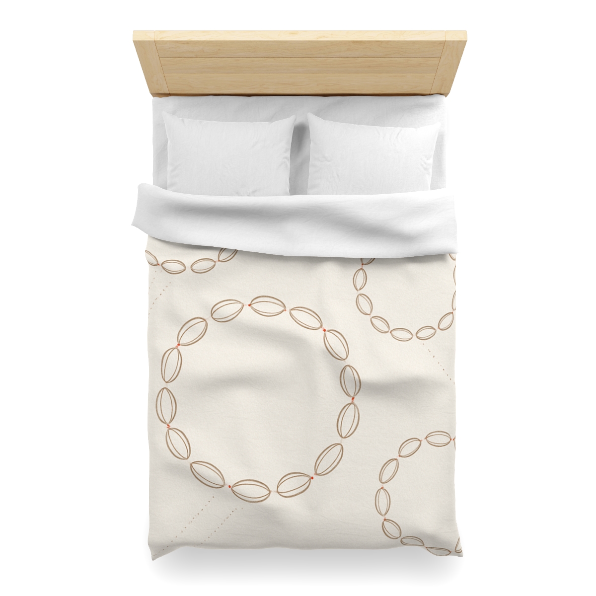 Seed Pod Halo Scatter custom duvets