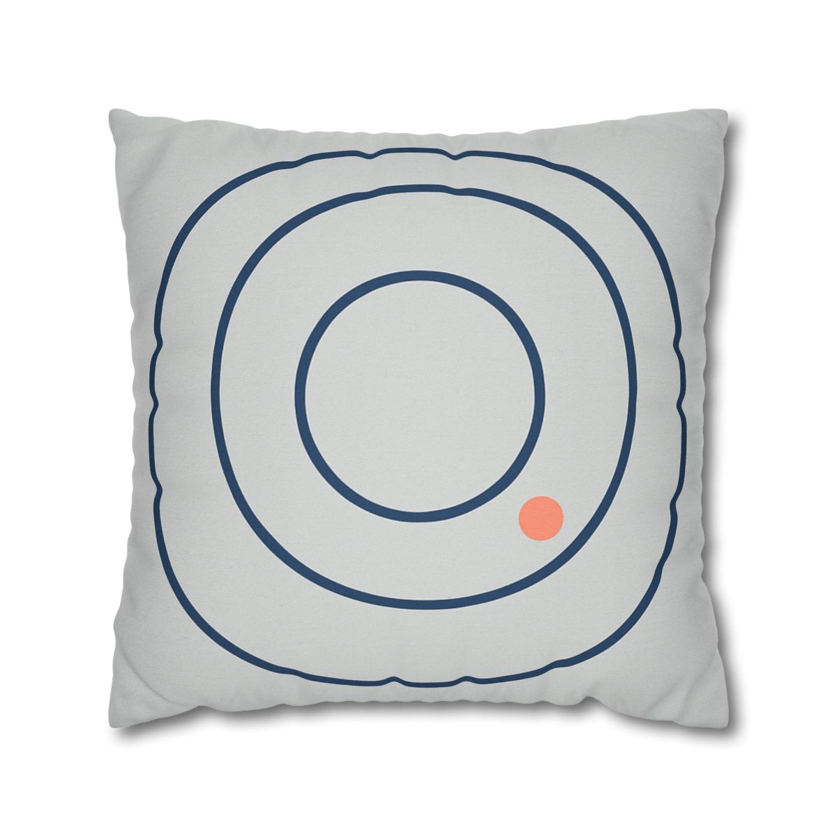 Three Calm Rings With Accent Dot trendy patterned pillow cases