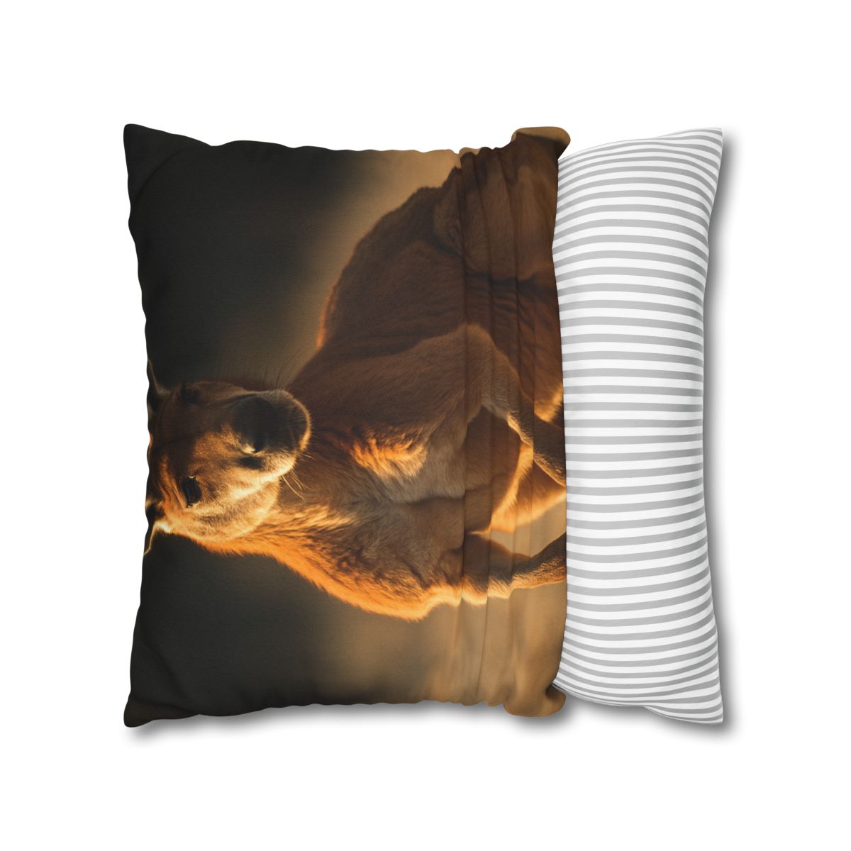 Ember Mantle Red Kangaroo soft cotton pillow cases