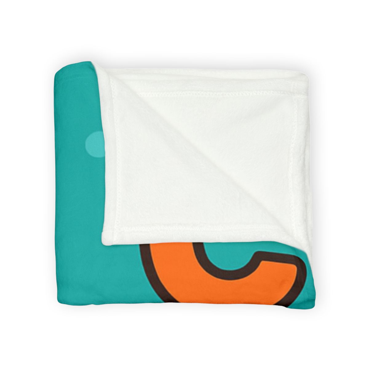 Coral Reef Alphabet Parade soft fleece blankets