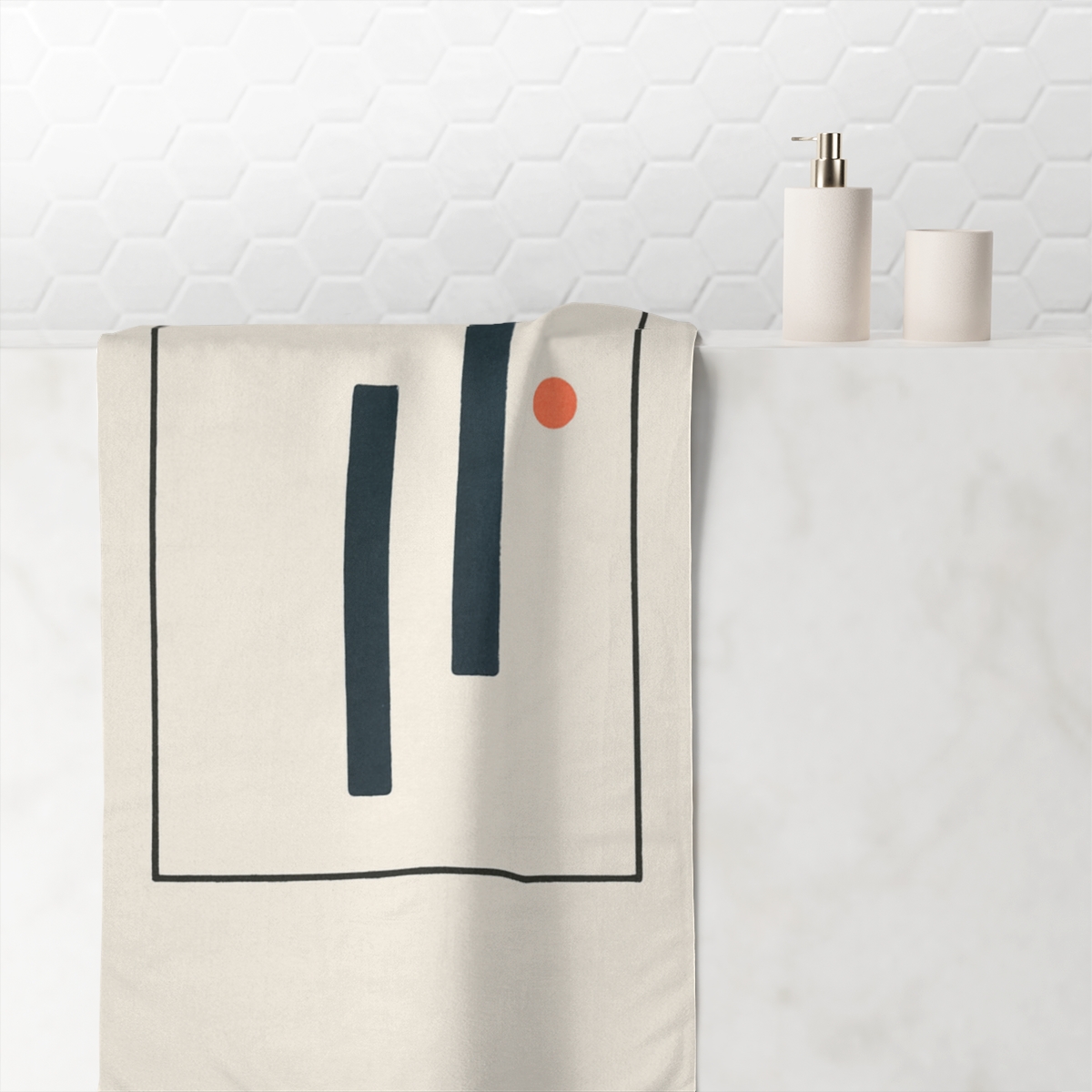 Open Frame With Offset Pillars unique gift towels