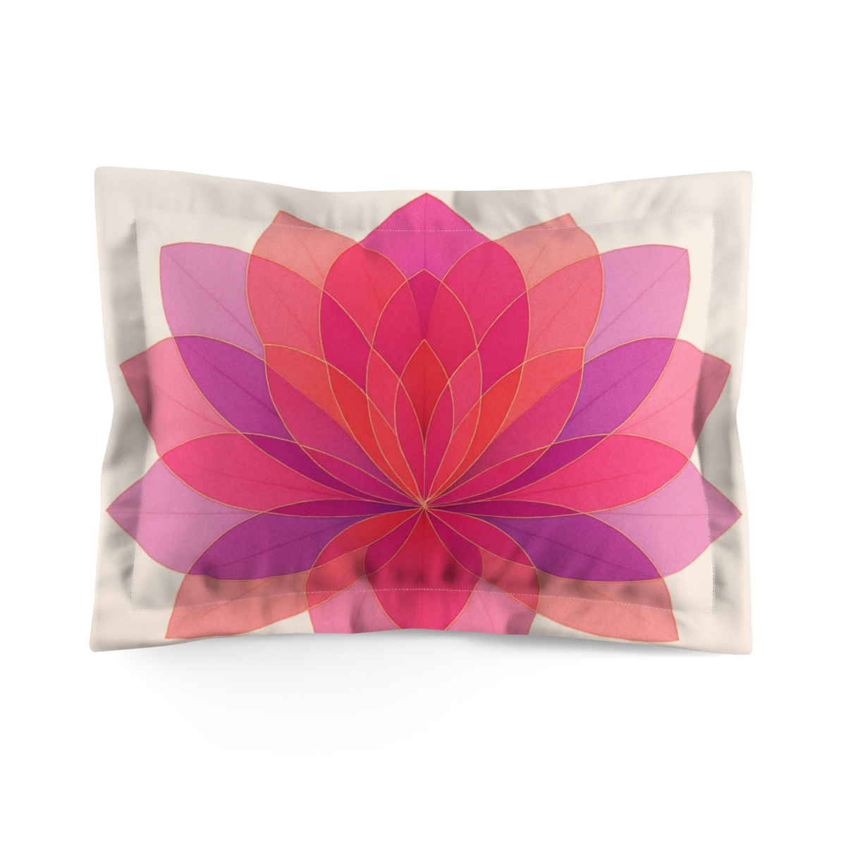 Petal Prism Overlap stylish throw pillows