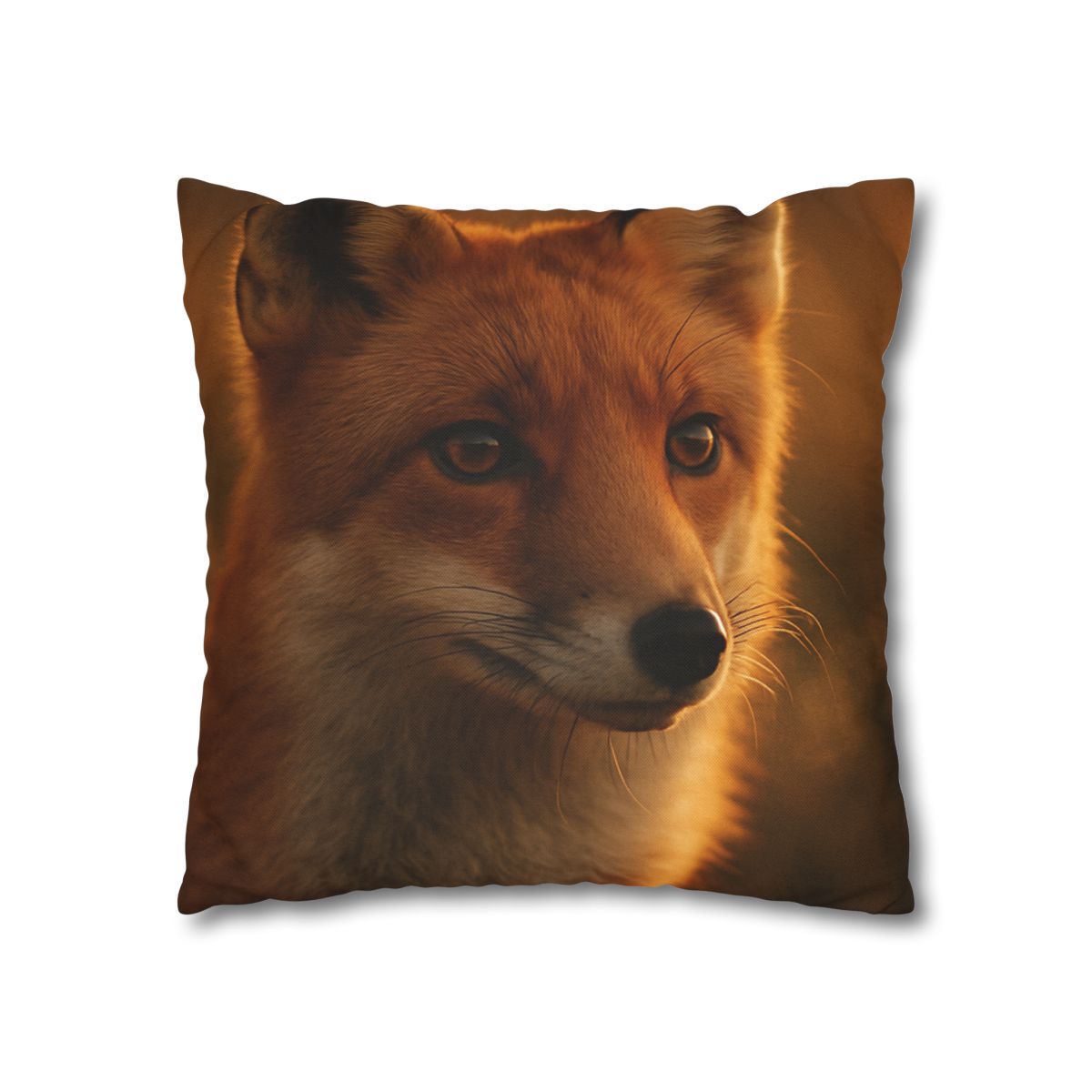 Crimson Whisper Red Fox soft cotton pillow cases