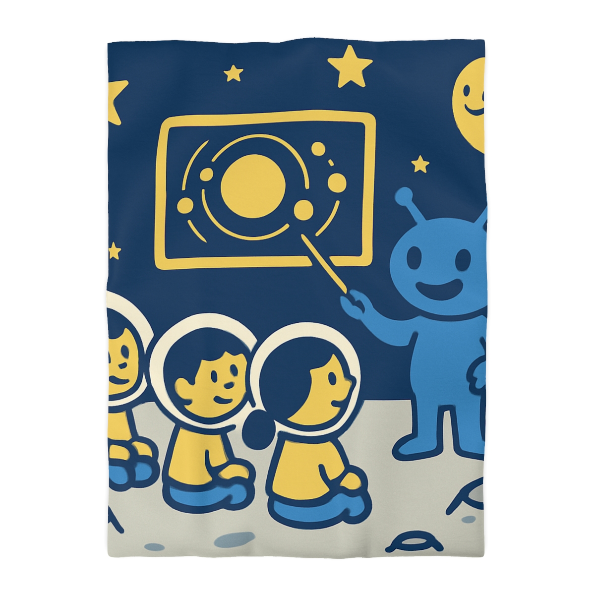 Celestial Classroom On The Moon duvets for gifts