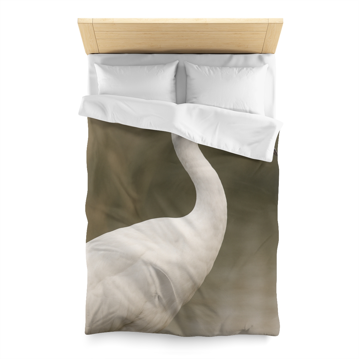 Silver Poise Whooping Crane trendy bedroom duvets