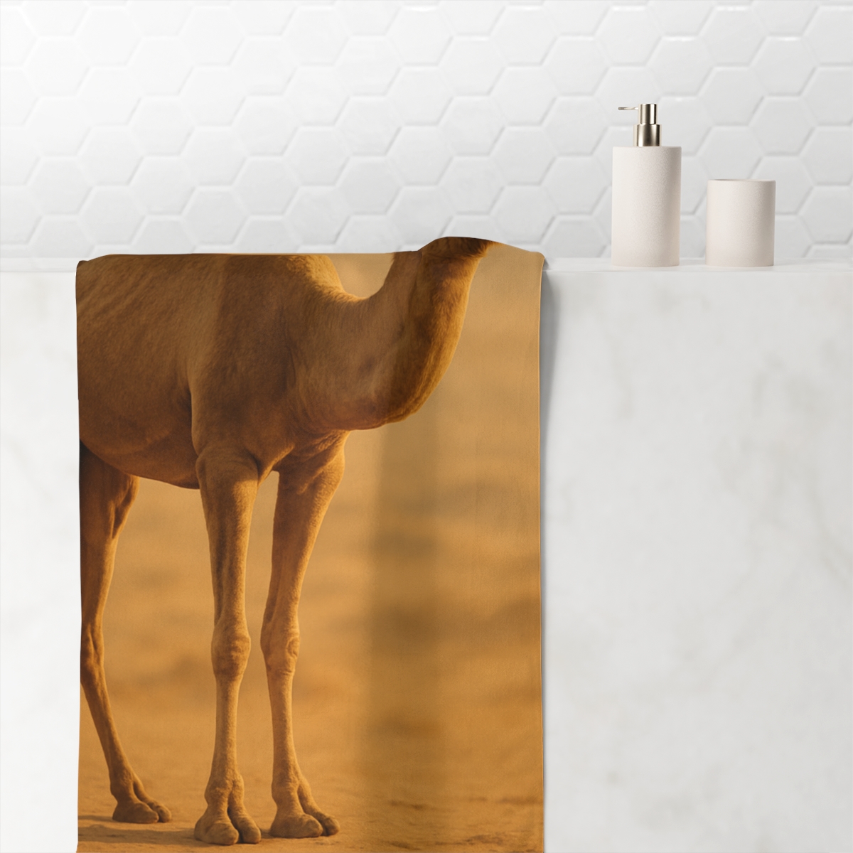 Desert Wanderer Camel stylish beach towels