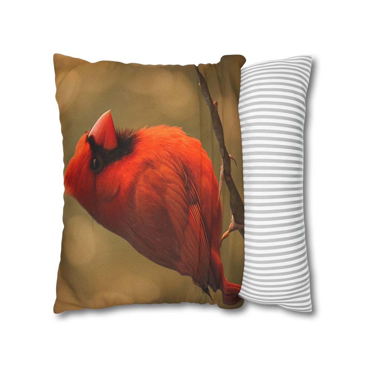 Crimson Pulse Northern Cardinal trendy patterned pillow cases