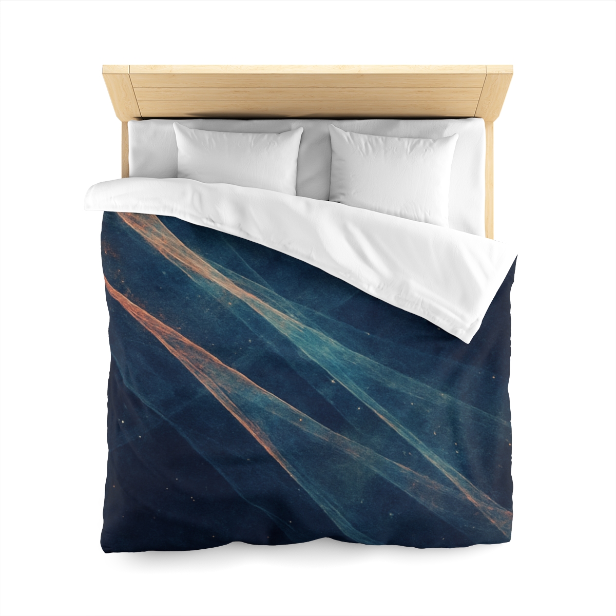 Prismatic Dust Lattice Drift designer printed duvets