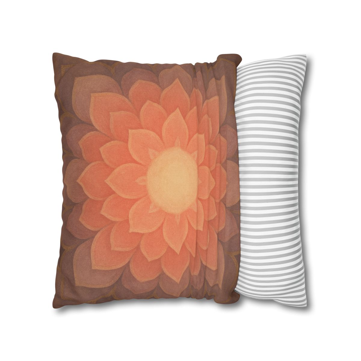 Petal Mandala Overlay stylish decorative pillowcases