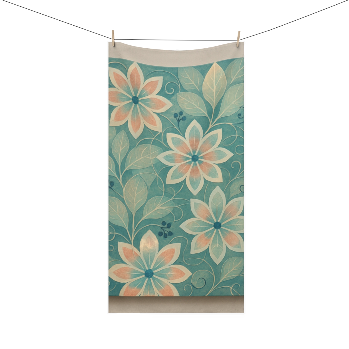 Petal Lattice Reverie comfortable face towels