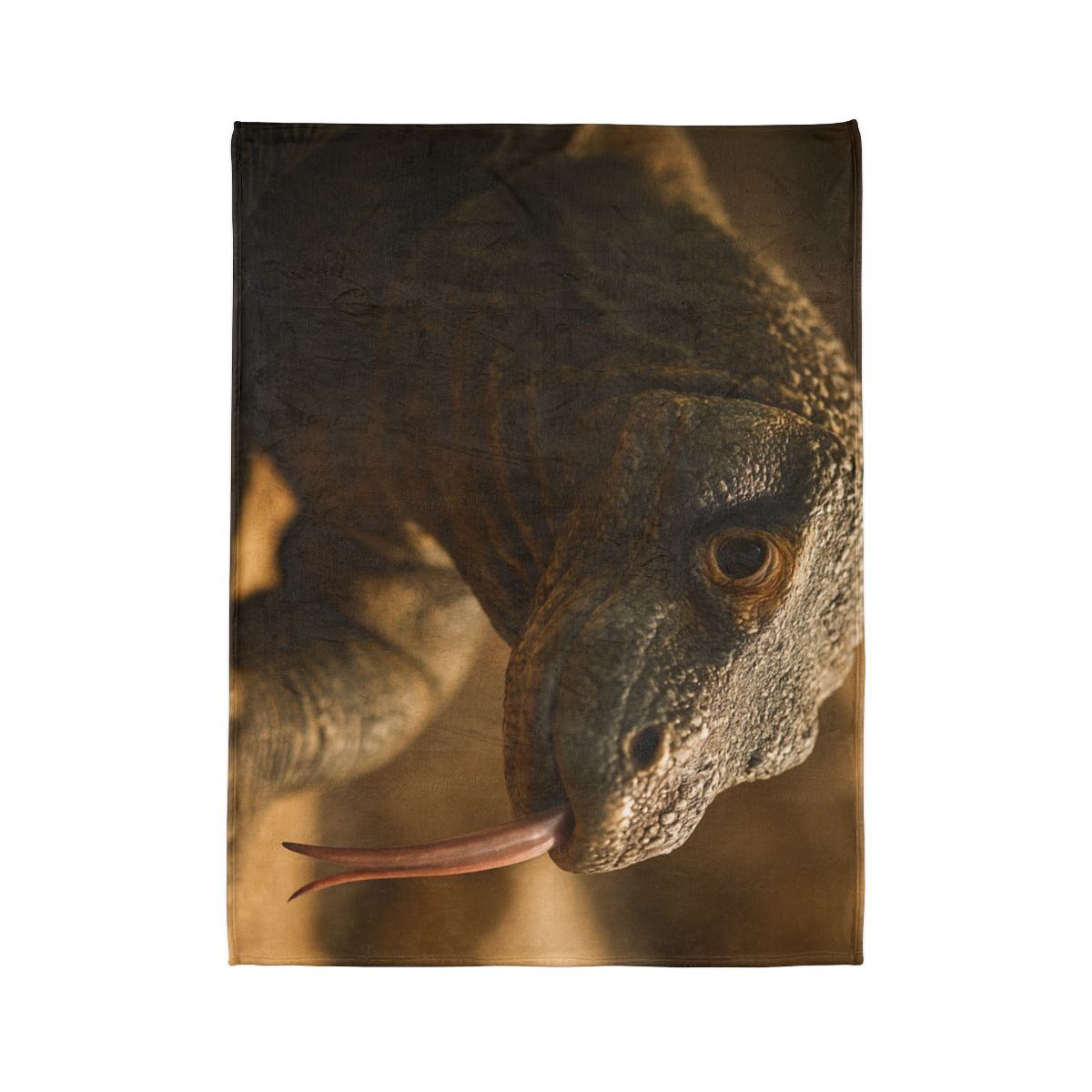 Ancient Sentinel Komodo Dragon custom blankets