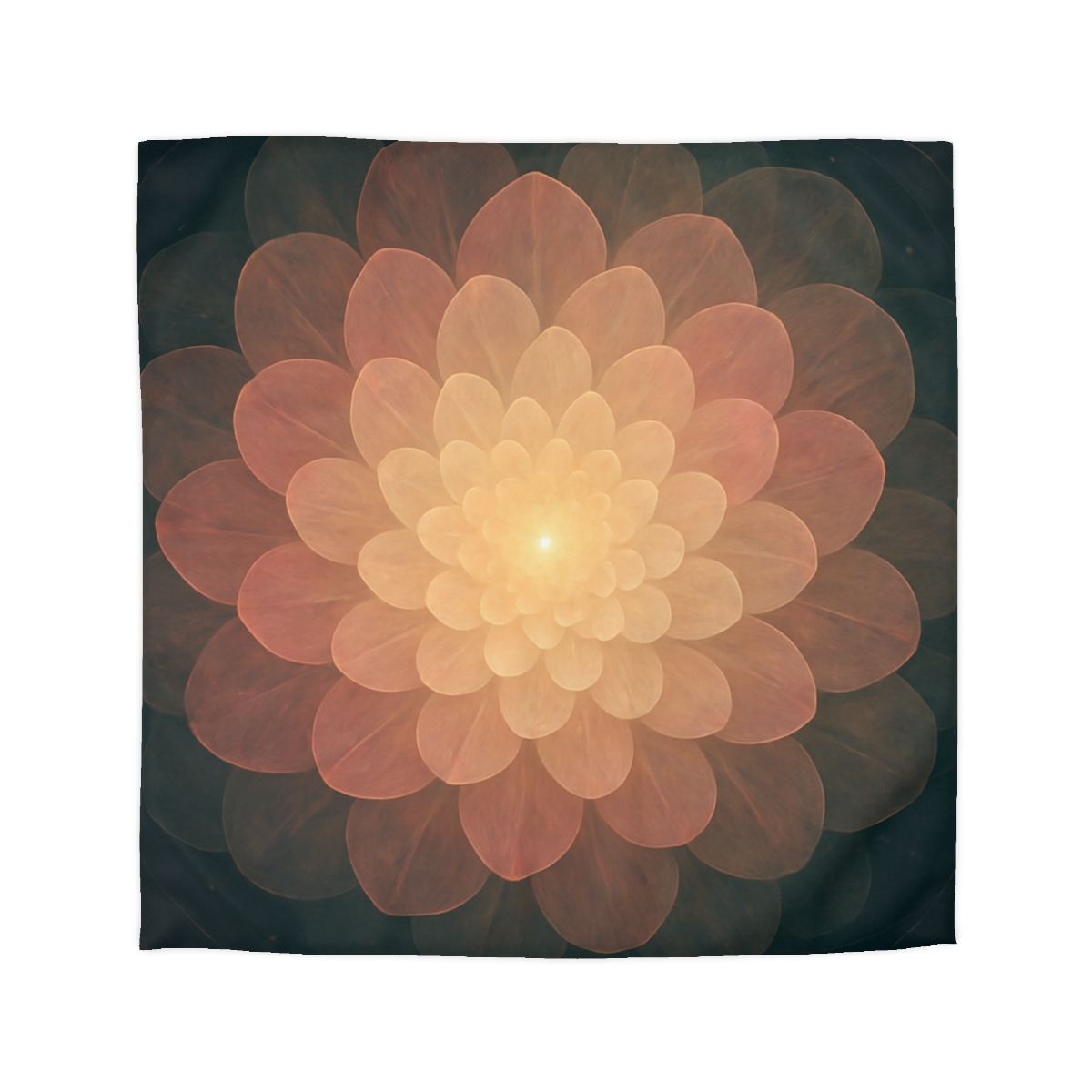 Celestial Petal Halo personalized bedding duvets